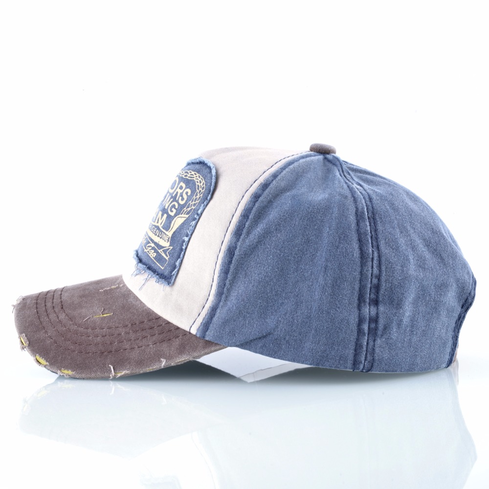 Fashion Washed Denim Baseball  - Streetwear Brand With K review and price