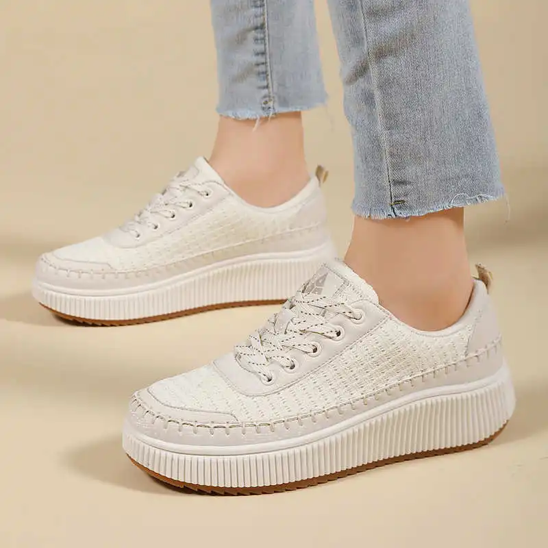 Brown Shoes Woman Flats Autumn - Streetwear Brands In Uk review and price