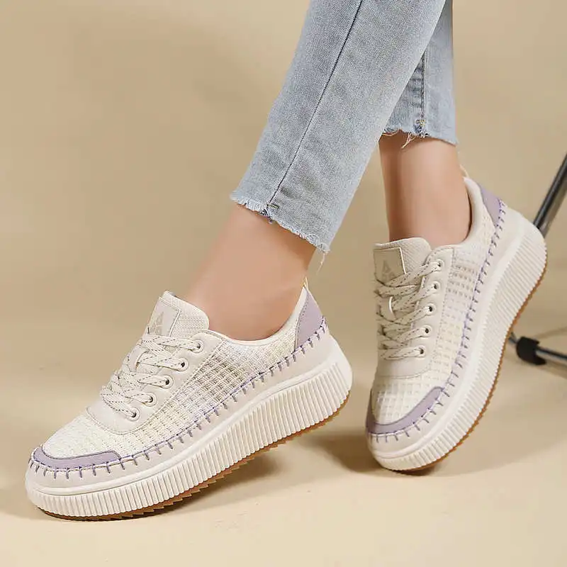 Brown Shoes Woman Flats Autumn - Streetwear Brands In Uk review and price
