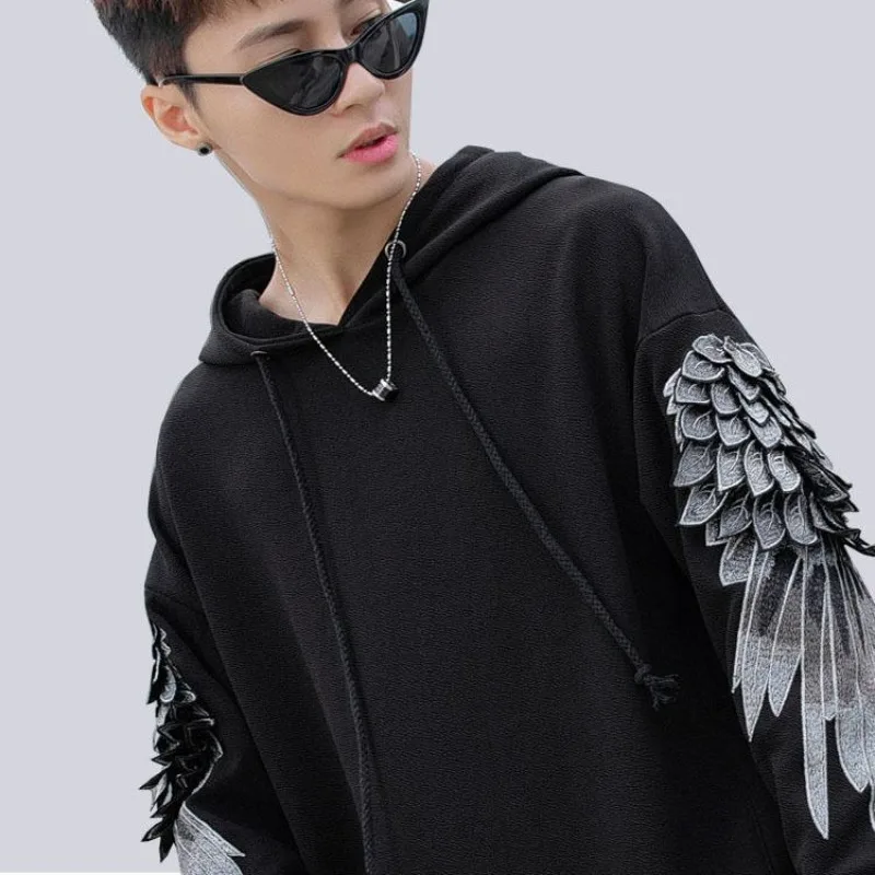Sweatshirt for Men Hooded Embr - Streetwear Brand Hoodie review and price